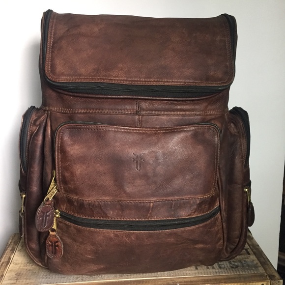 Frye Other - Frye Brown leather vintage backpack